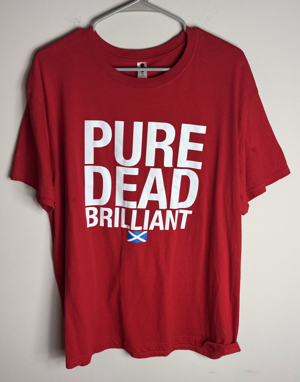 Club XL Red Heavy Cotton T-Shirt 100% Heavy Cotton 180 Heavy T